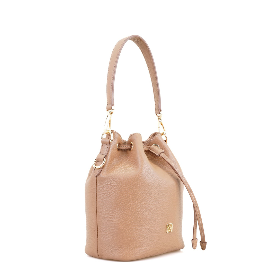 Antonella Kahve Kadın Deri Omuz Çantası