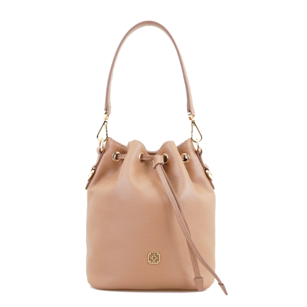 Antonella Kahve Kadın Deri Omuz Çantası