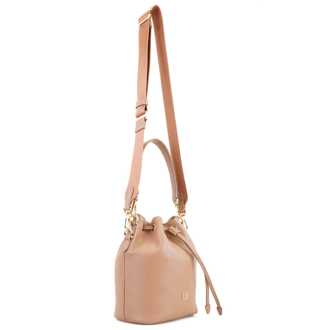 Antonella Kahve Kadın Deri Omuz Çantası