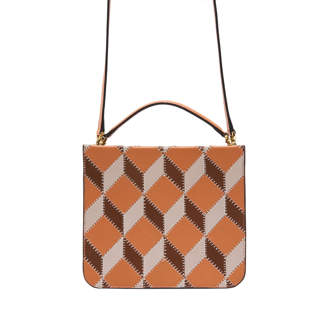 Anwalt Kadın Patchwork Deri Omuz Askılı Çanta