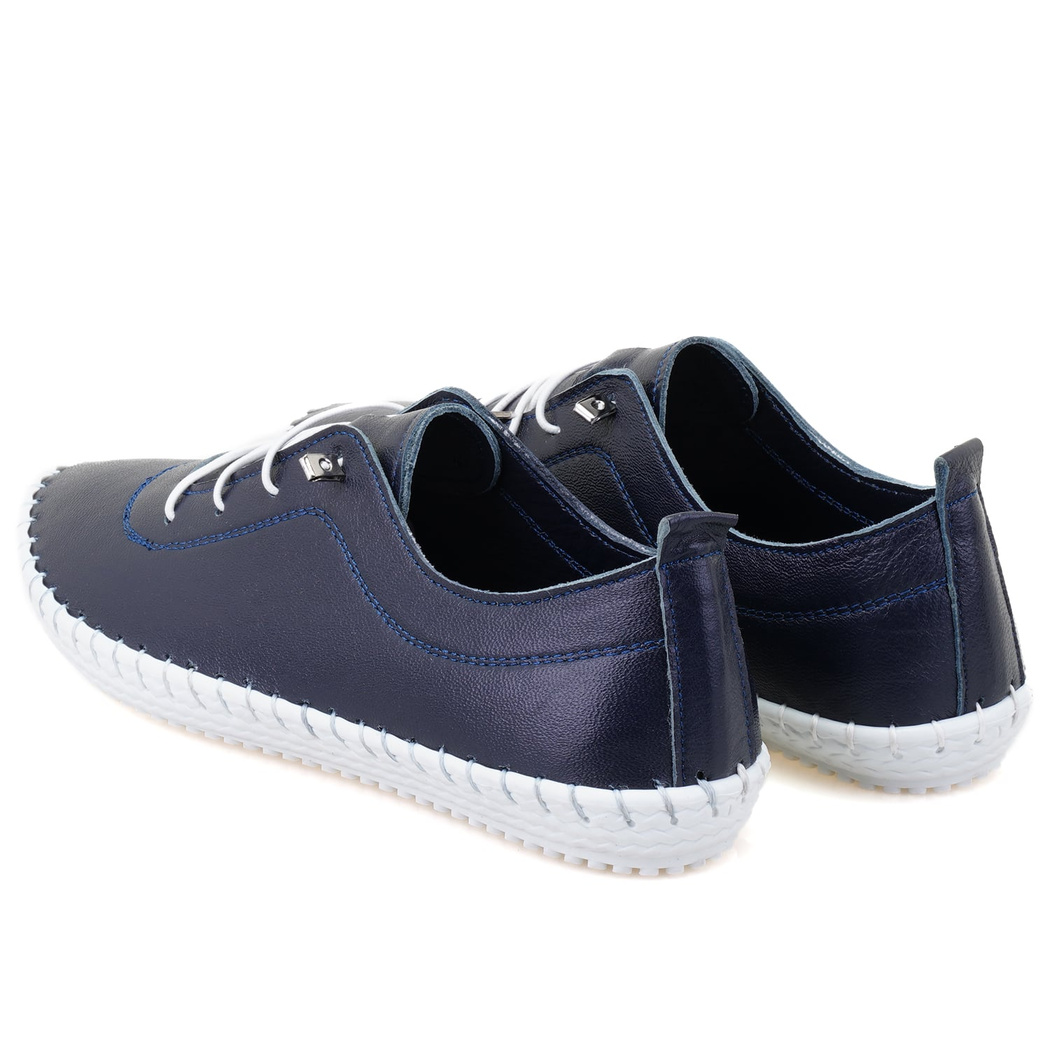 Arcene Lacivert Kadın Deri Günlük Ayakkabı