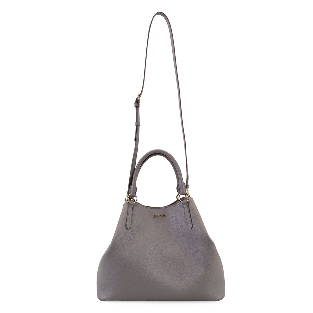 Argilla Gri Kadın Deri Omuz Çantası