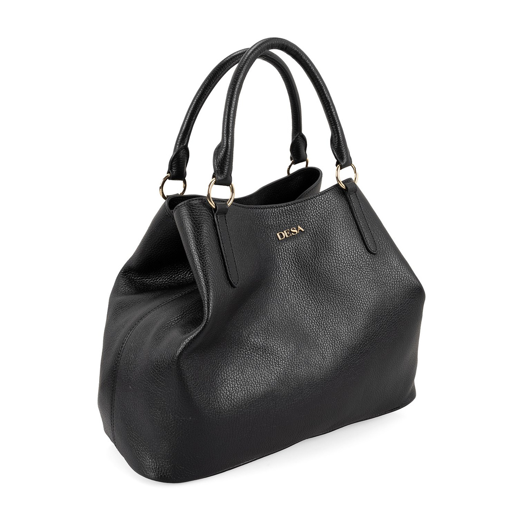 Argilla Siyah Kadın Deri Omuz Çantası