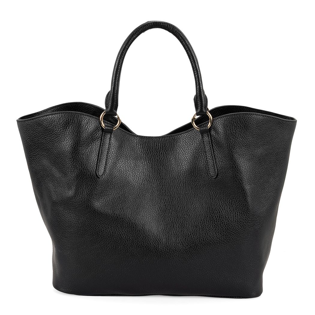 Argilla Siyah Kadın Deri Omuz Çantası