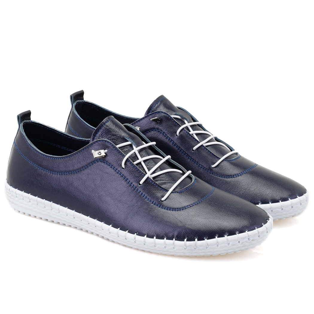 Ariane Lacivert Erkek Deri Günlük Ayakkabı