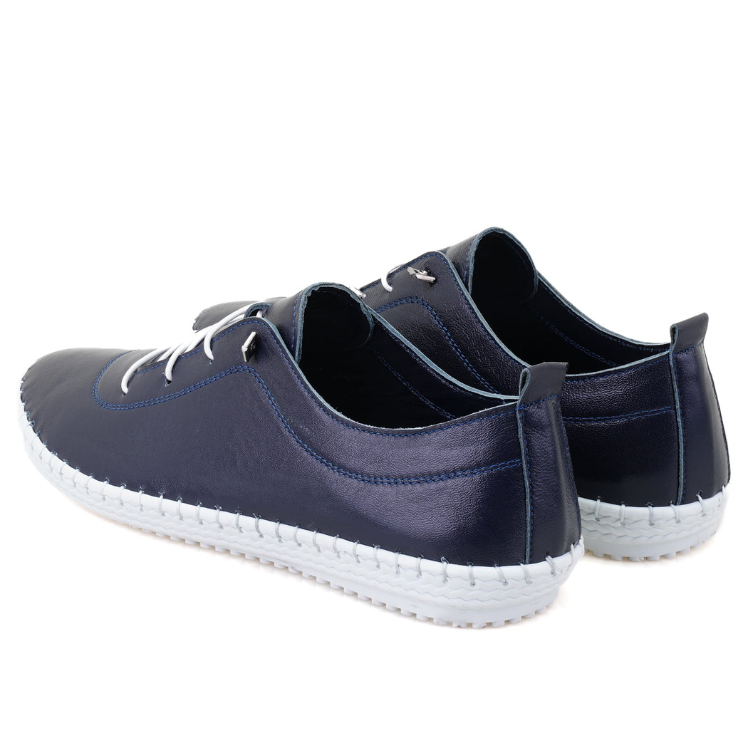 Ariane Lacivert Erkek Deri Günlük Ayakkabı