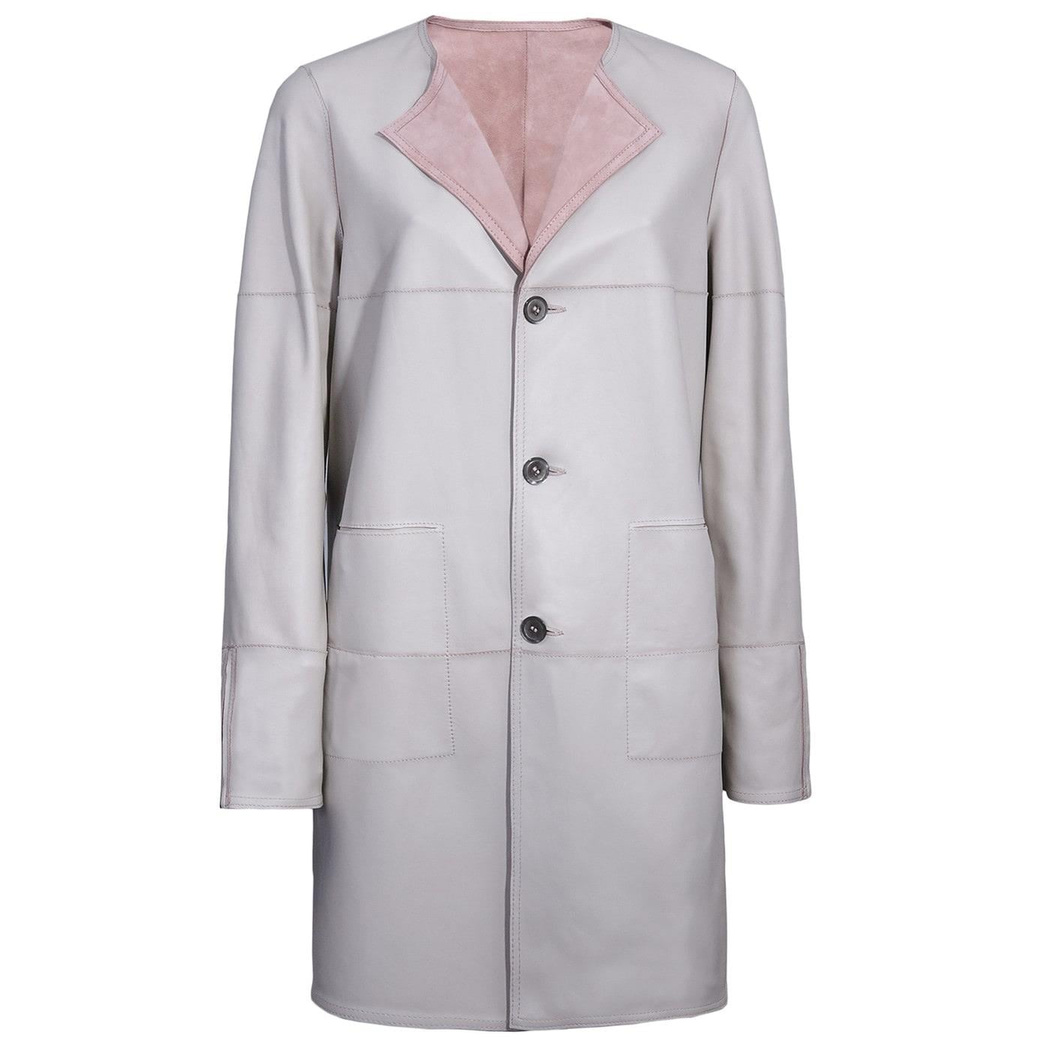 Arona Kadın Çift Taraflı Süet Pardösü