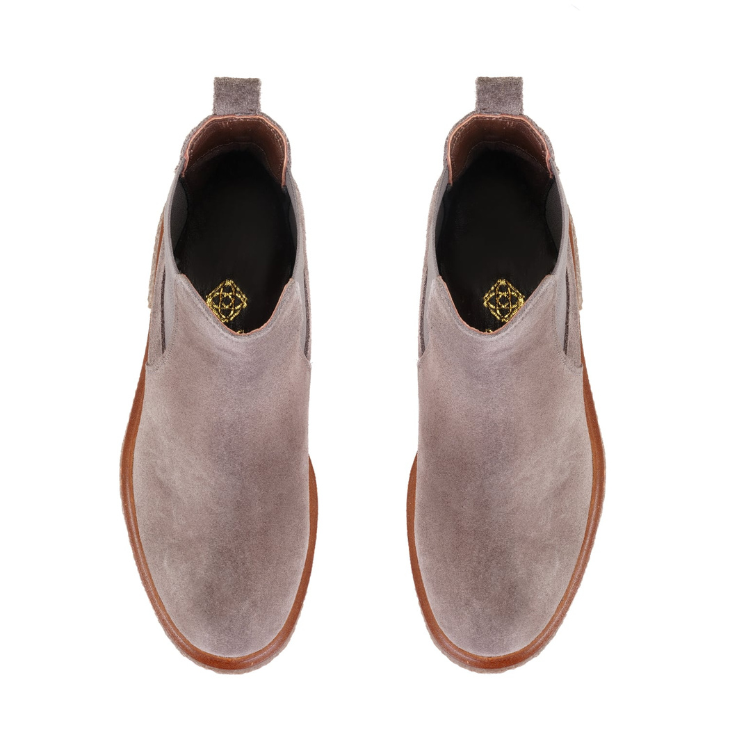 Ascent Vizon Kadın Lastikli Süet Deri Chelsea Bot