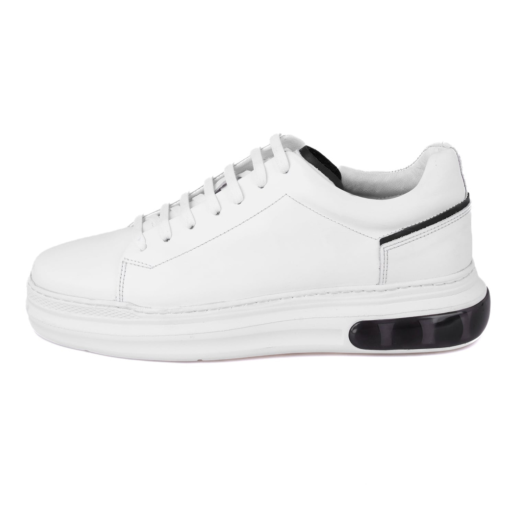 Aspen Beyaz Erkek Deri Spor Ayakkabı