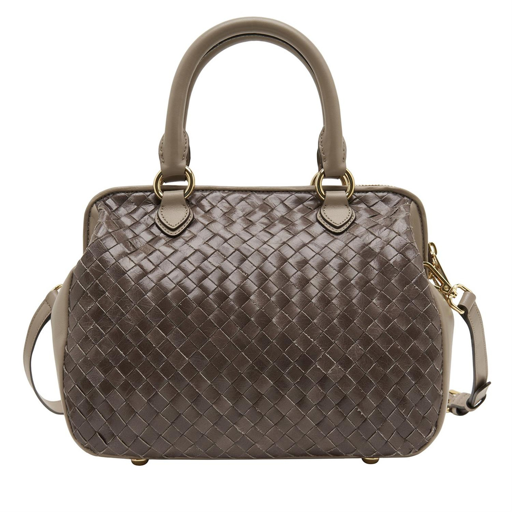 Azalea Vizon Kadın Örgü Deri El Çantası