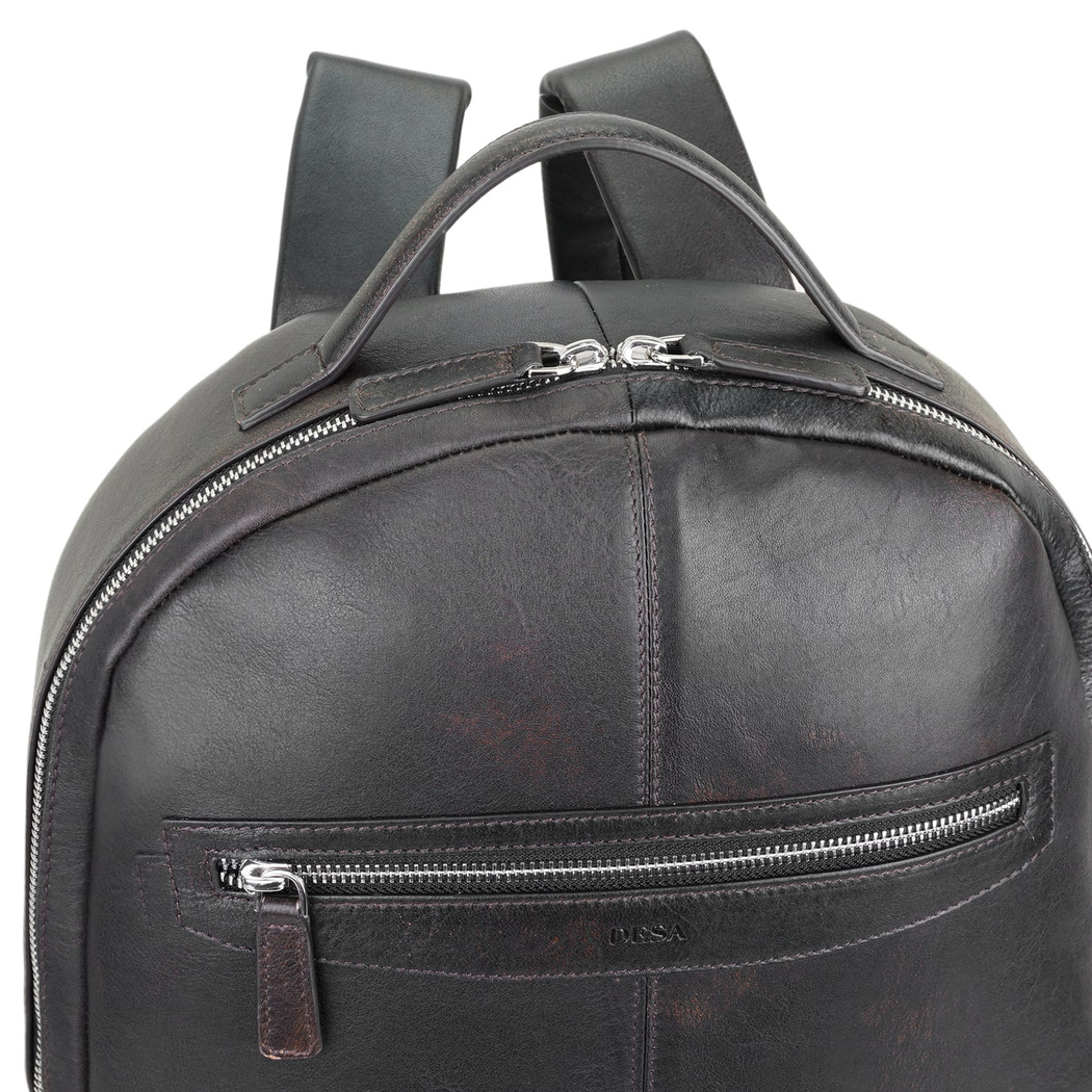 Barnaby Kahve Deri Sırt Çantası