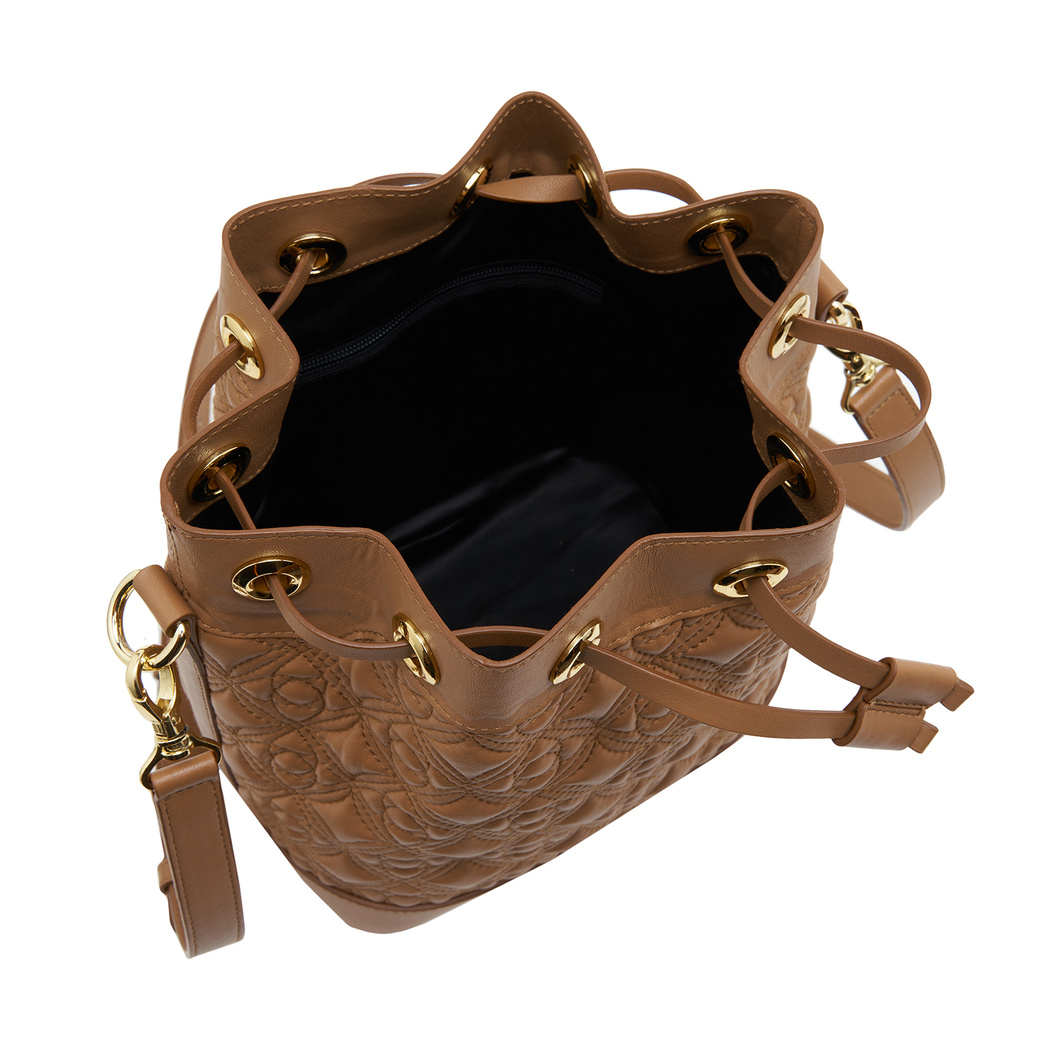 Bedarf Kadın Monogram Deri Omuz Askılı Çanta