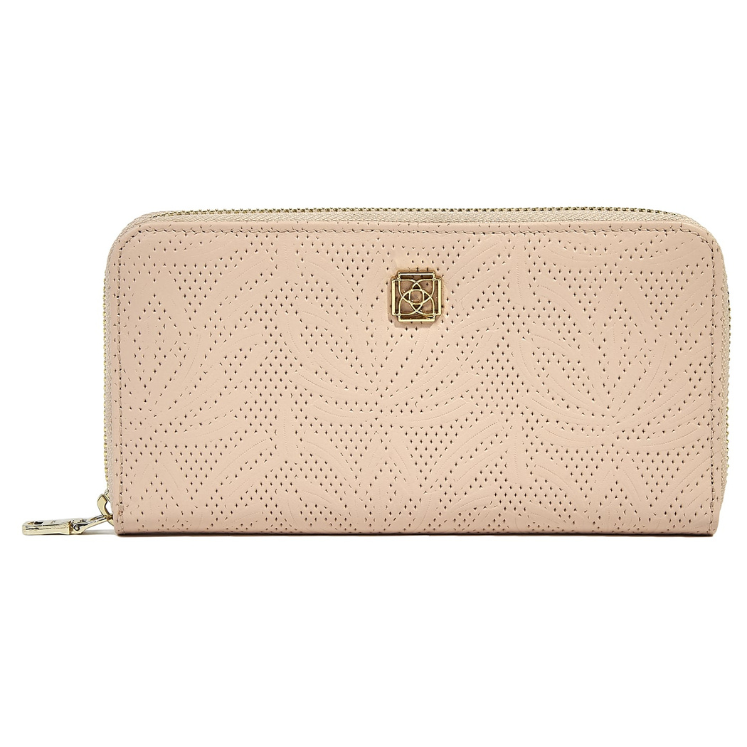 Bej Bibiana Kadın Deri Cüzdan