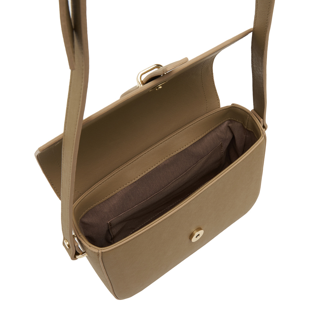 Bej Blatt Kadın Postacı Çantası