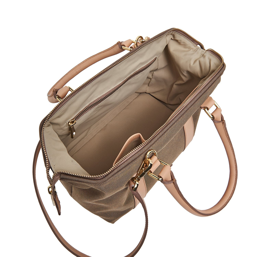 Bej Damia Kadın Deri El Çantası