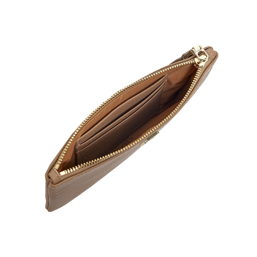 Bej Elica Kadın Deri Cüzdan