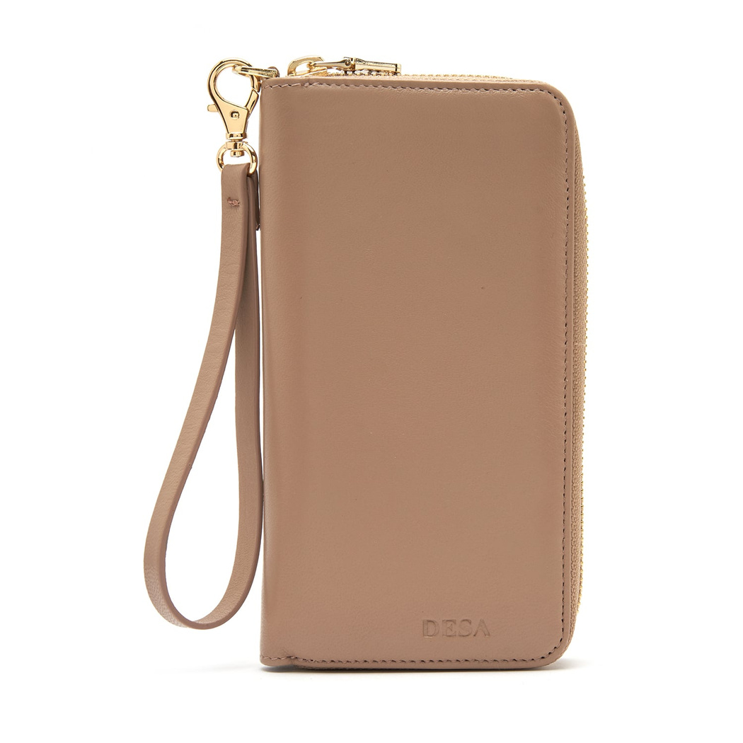 Bej Kadın Deri Cüzdan