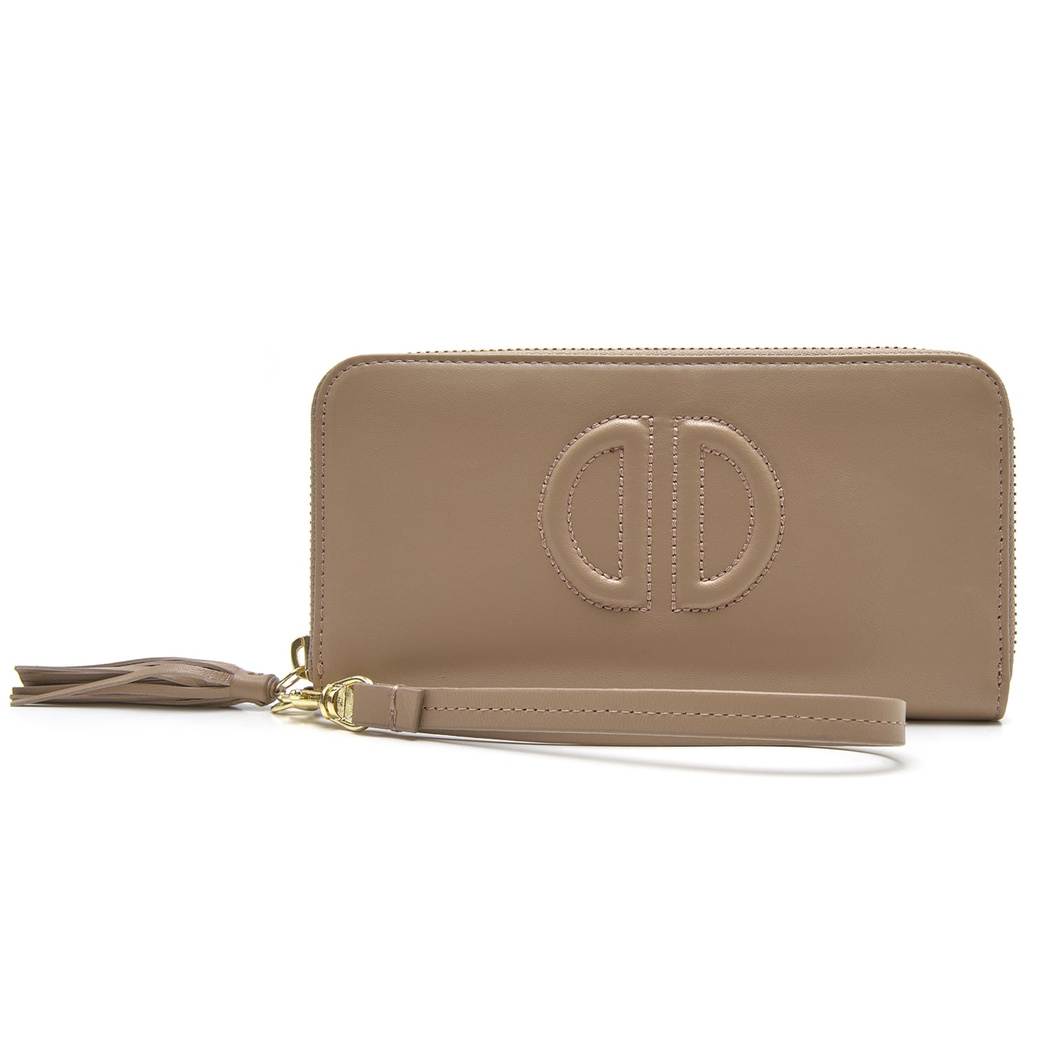 Bej Kadın Deri Cüzdan