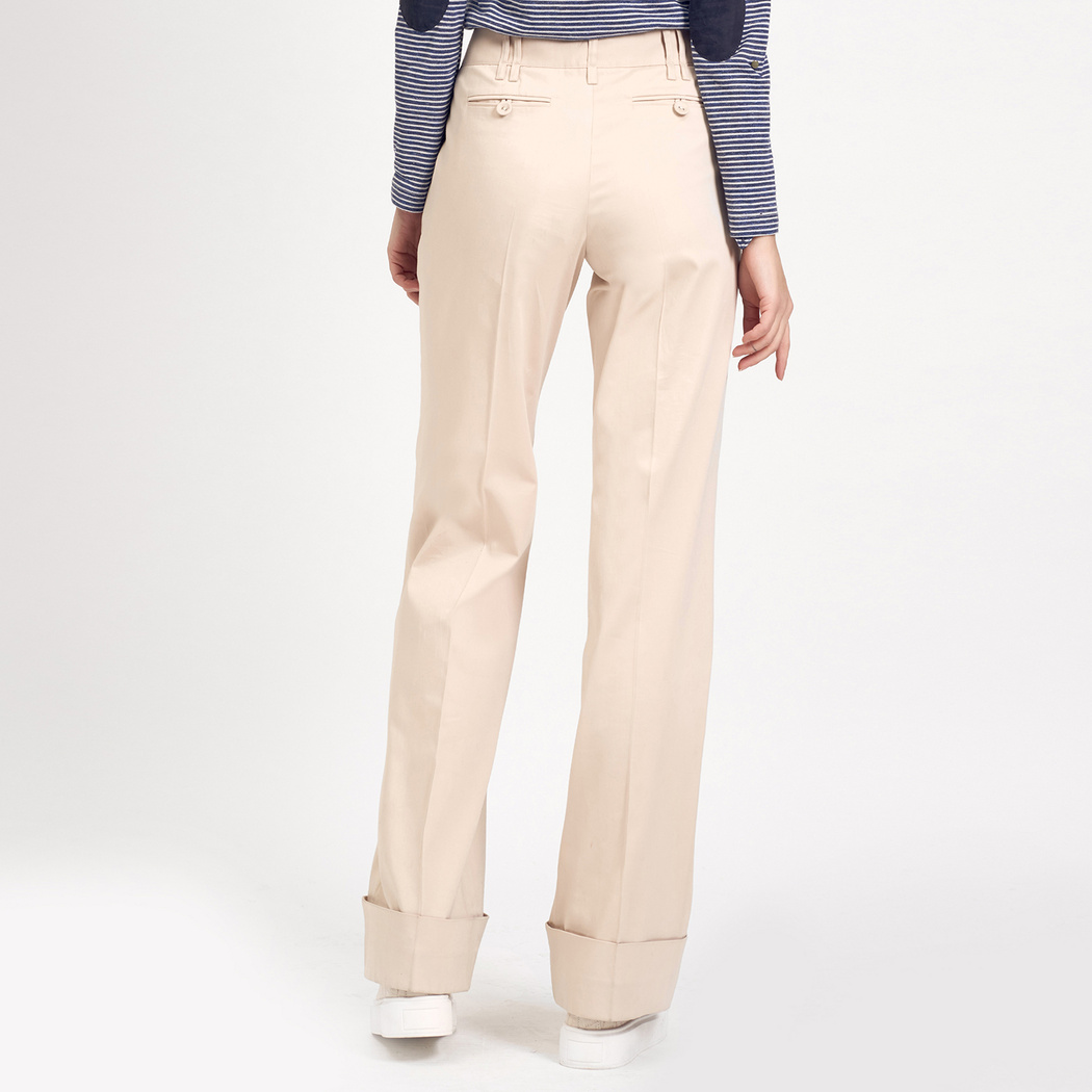 Bej Koton Kadın Pantolon