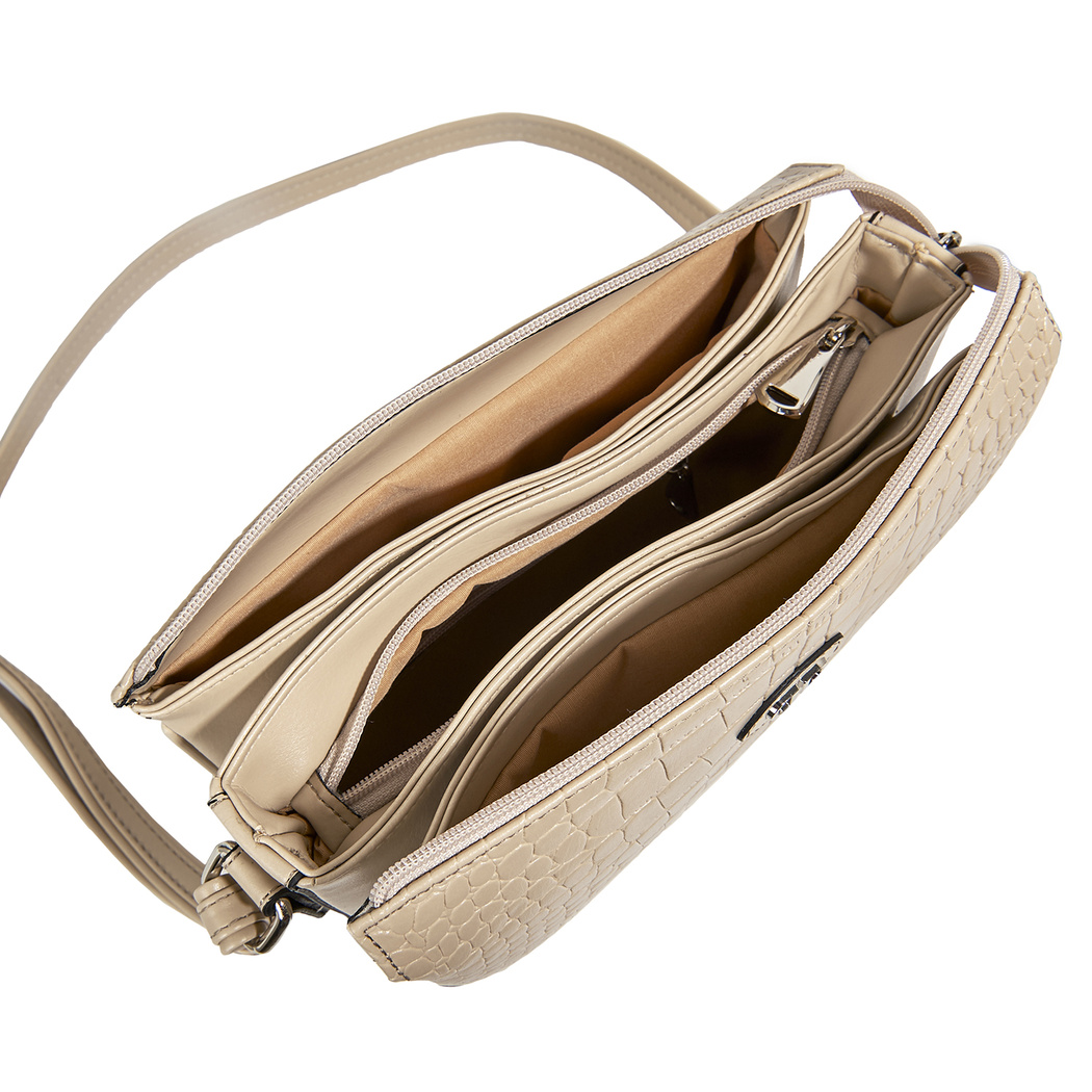 Bej Satura Kadın Postacı Çantası