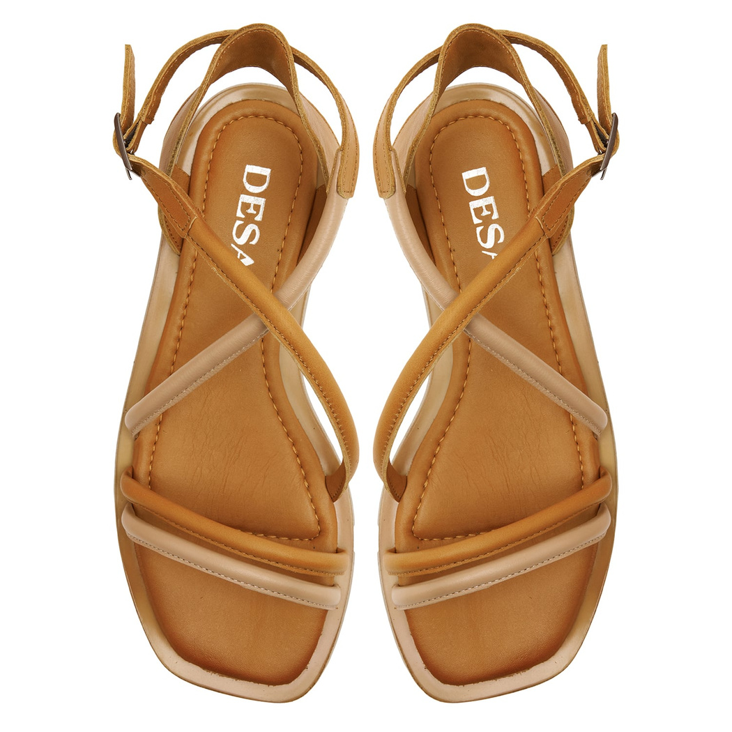 Bej Tulipe Kadın Sandalet