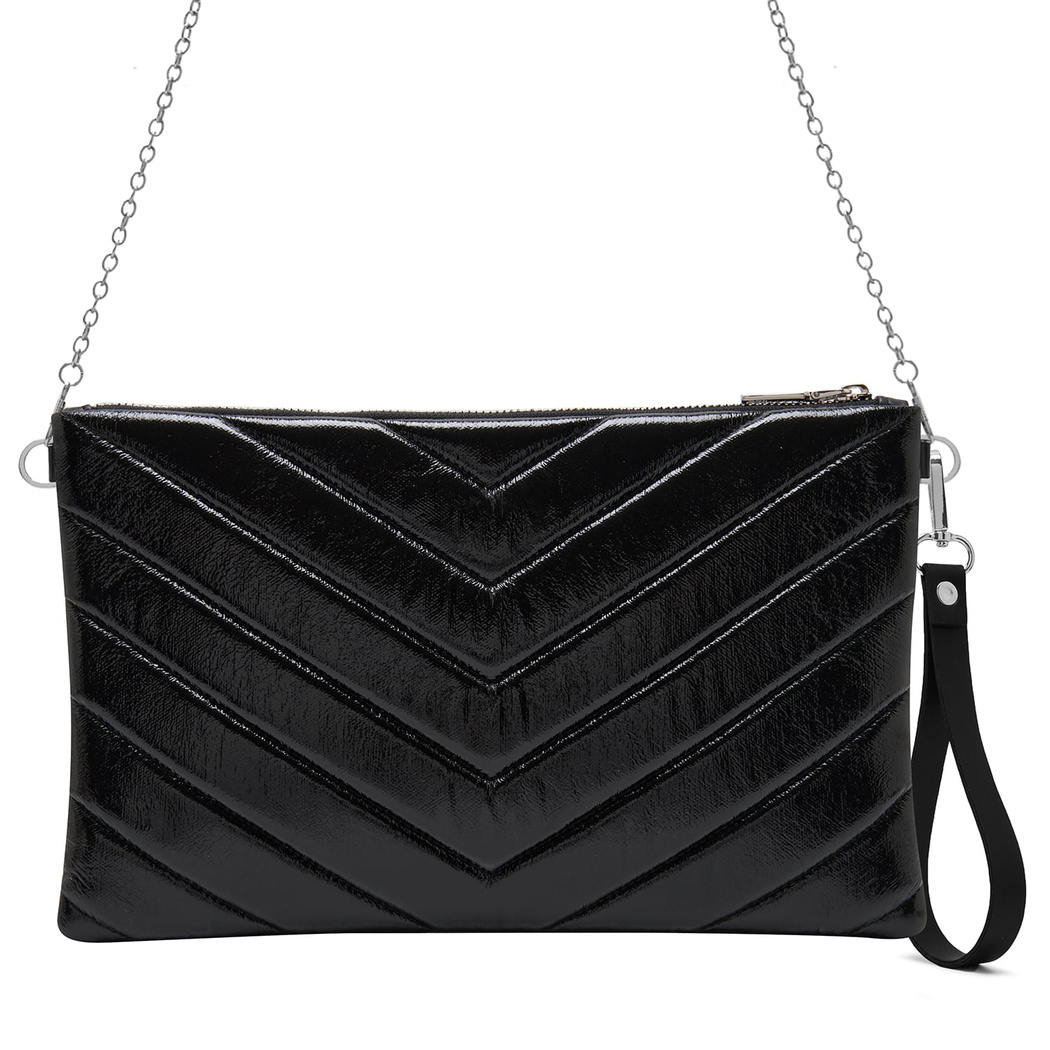 Belize Siyah Kadın Kapitone Portföy Çanta