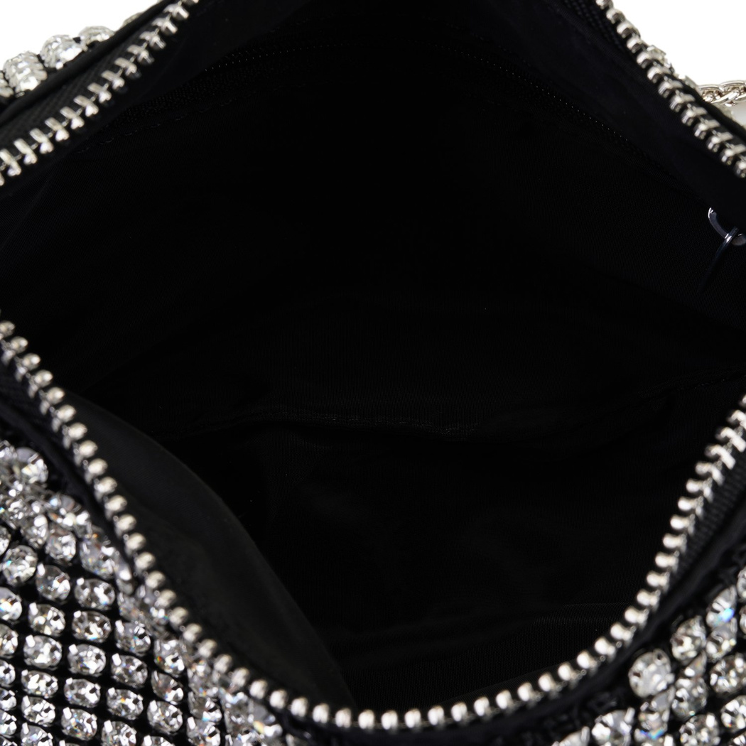 Berenice Siyah Kadın Parlak Taşlı Gece Çantası