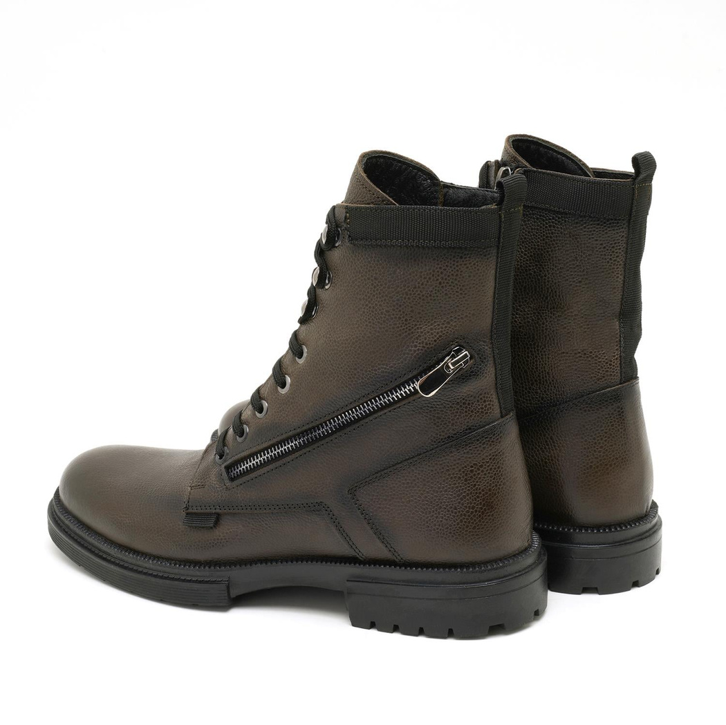 Bernal Haki Erkek Deri Bot