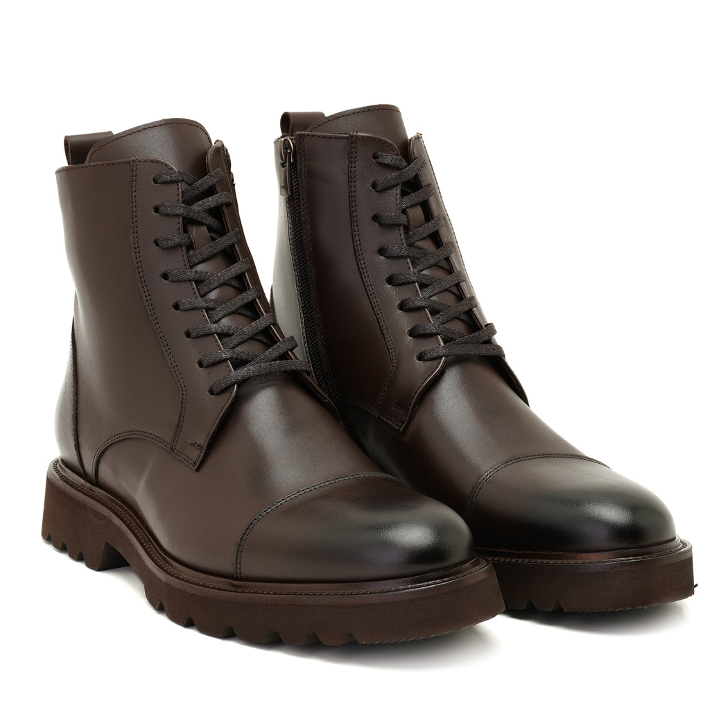 Bertina Kahve Erkek Deri Bot