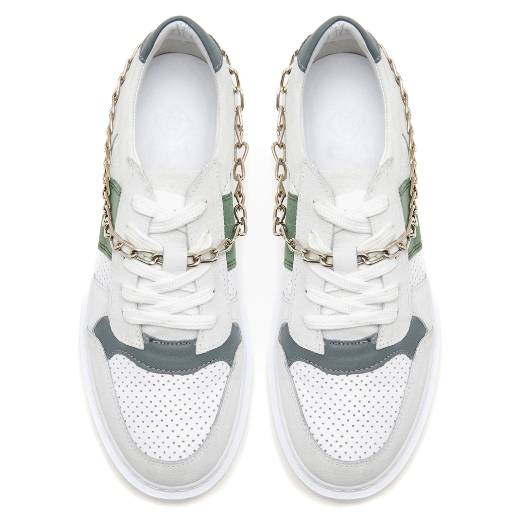 Betty Beyaz Kadın Deri Spor Ayakkabı