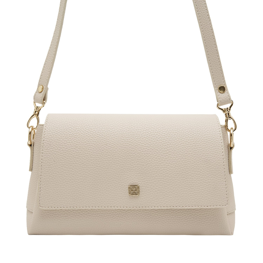 Beyaz Claire Kadın Omuz Askılı Çanta