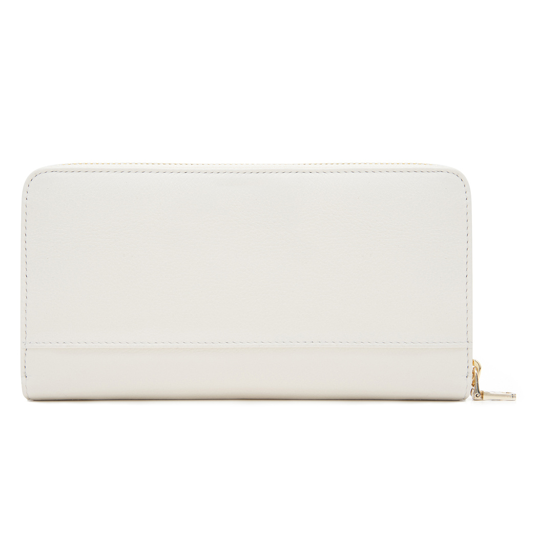 Beyaz Kadın Deri Cüzdan