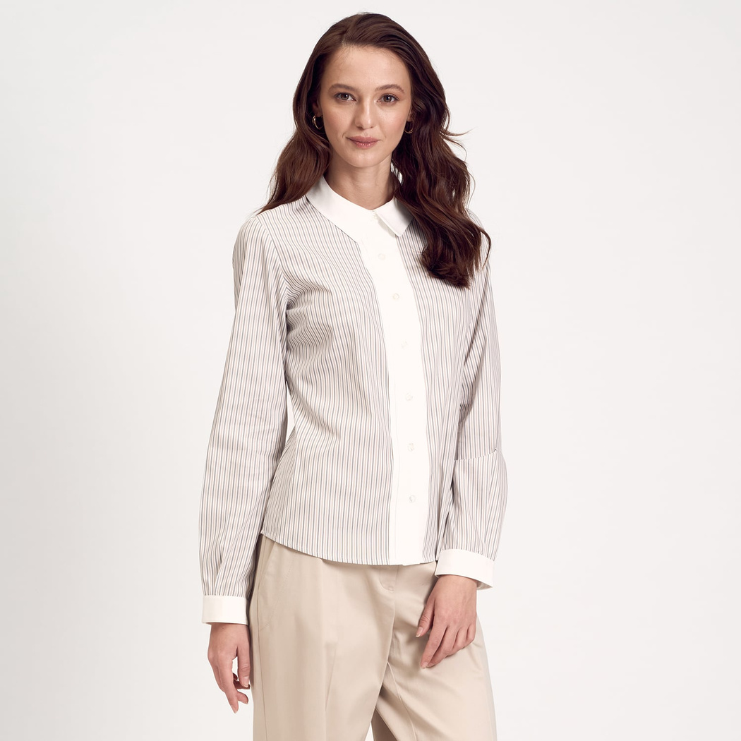 Beyaz Koton Kadın Gömlek