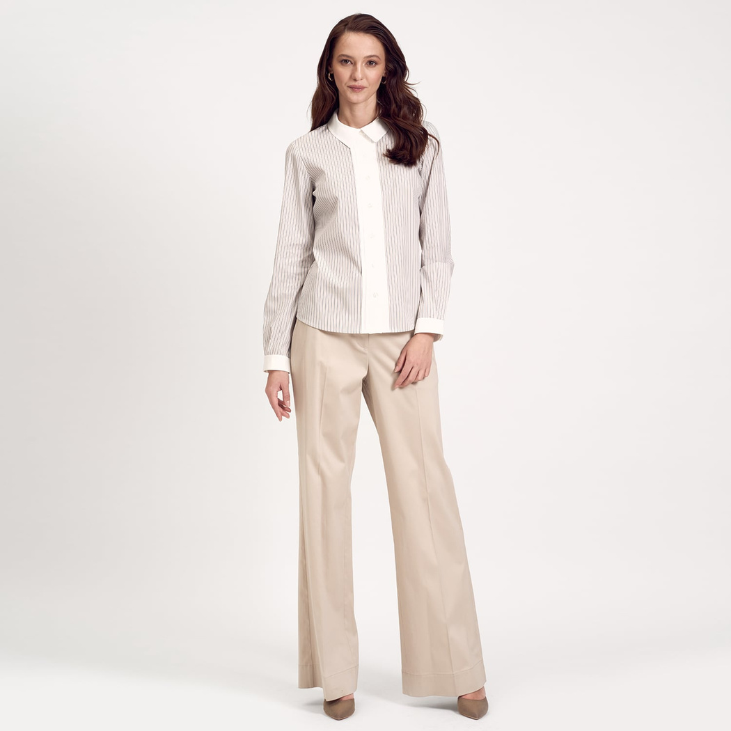 Beyaz Koton Kadın Gömlek