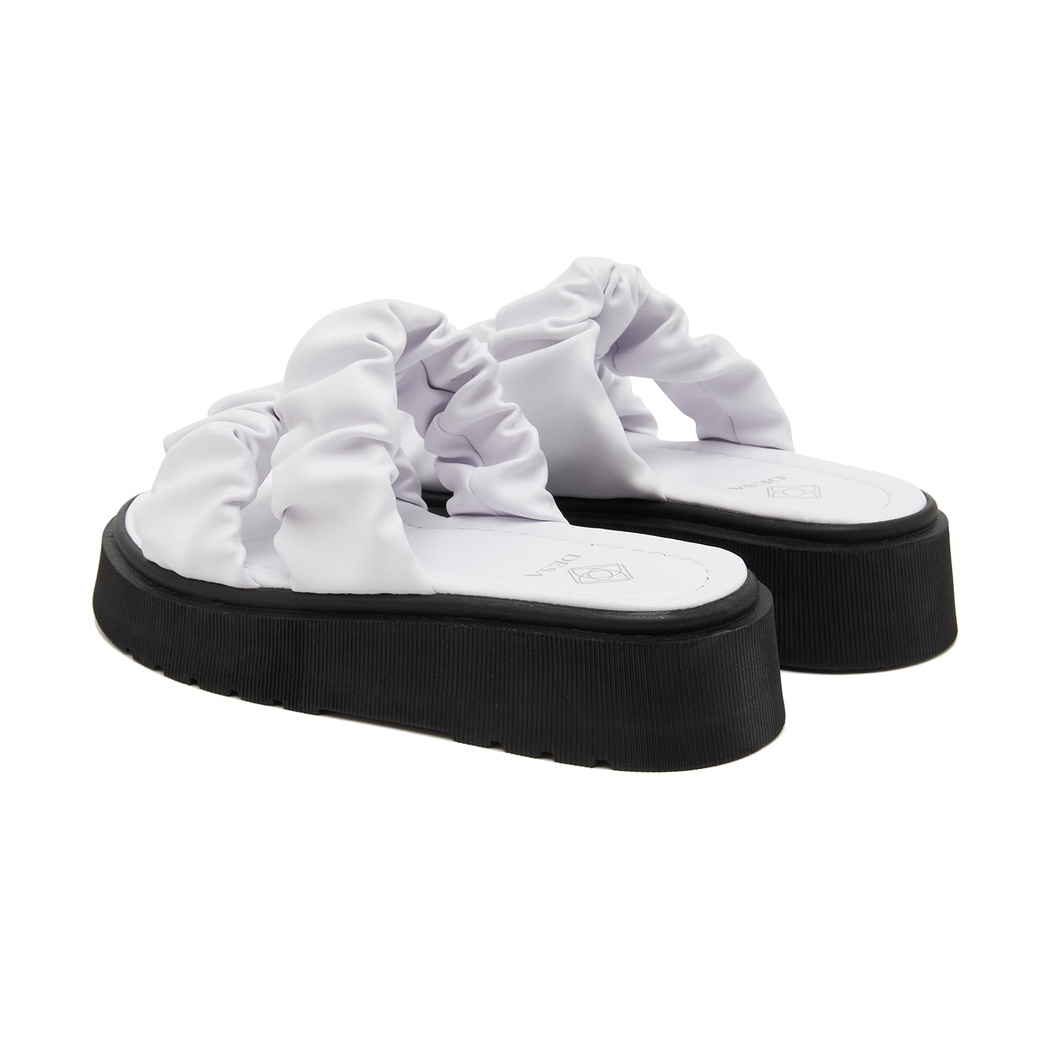 Beyaz Marguerite Kadın Terlik