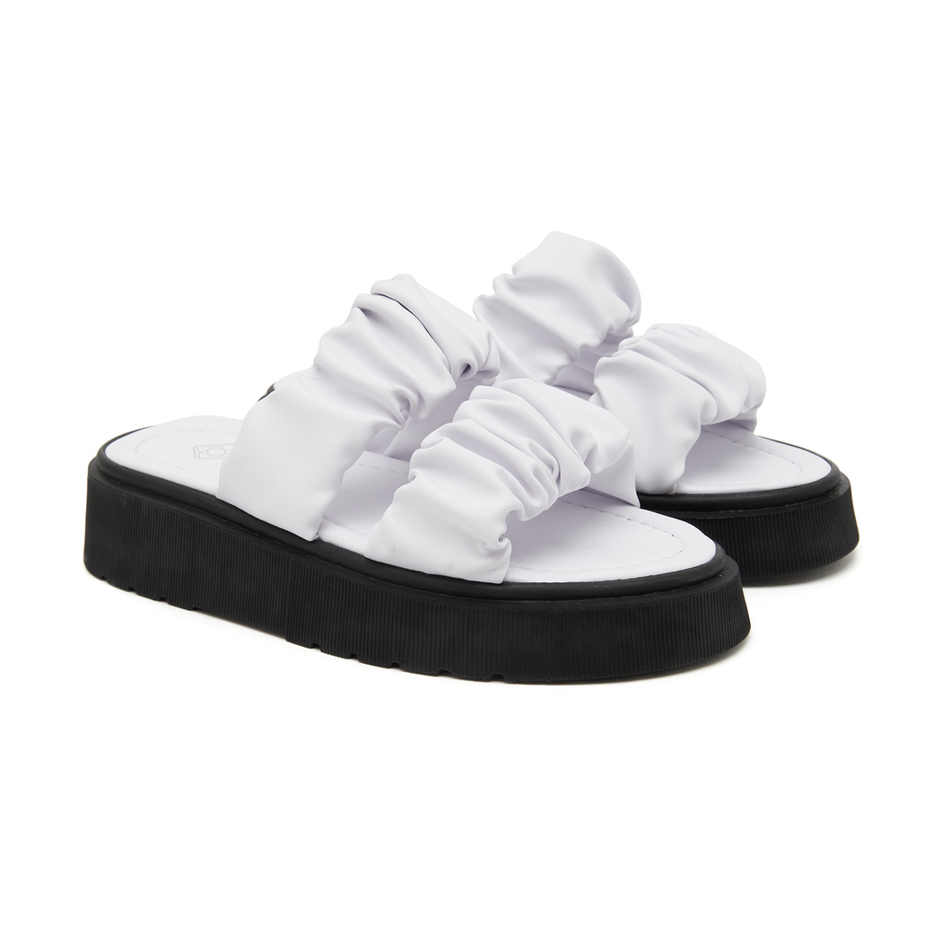 Beyaz Marguerite Kadın Terlik