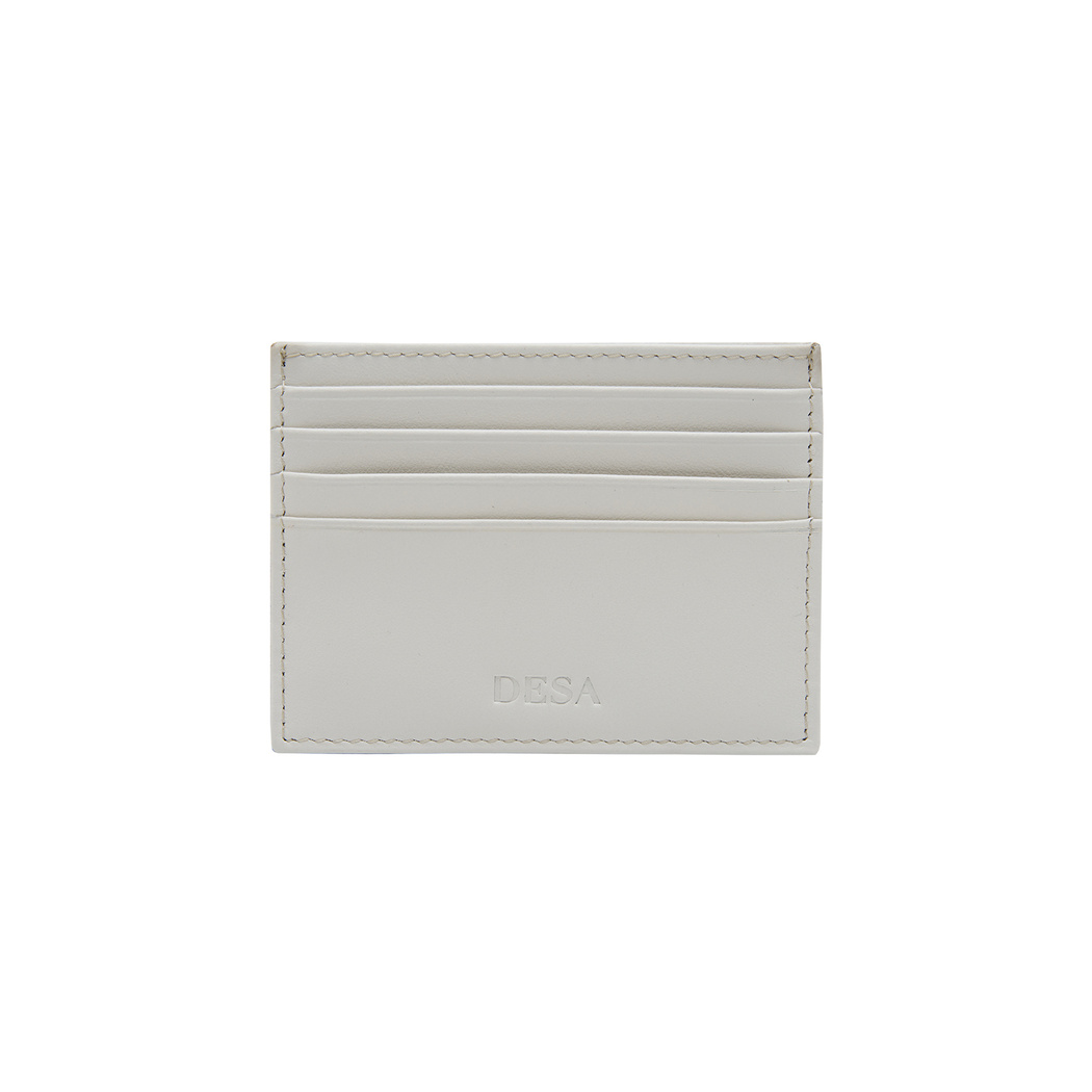 Beyaz Vidal Floter Deri Kartlık