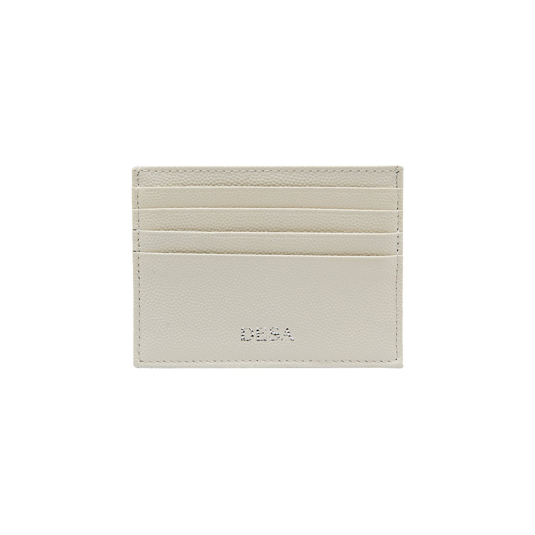 Beyaz Vidal Floter Deri Kartlık