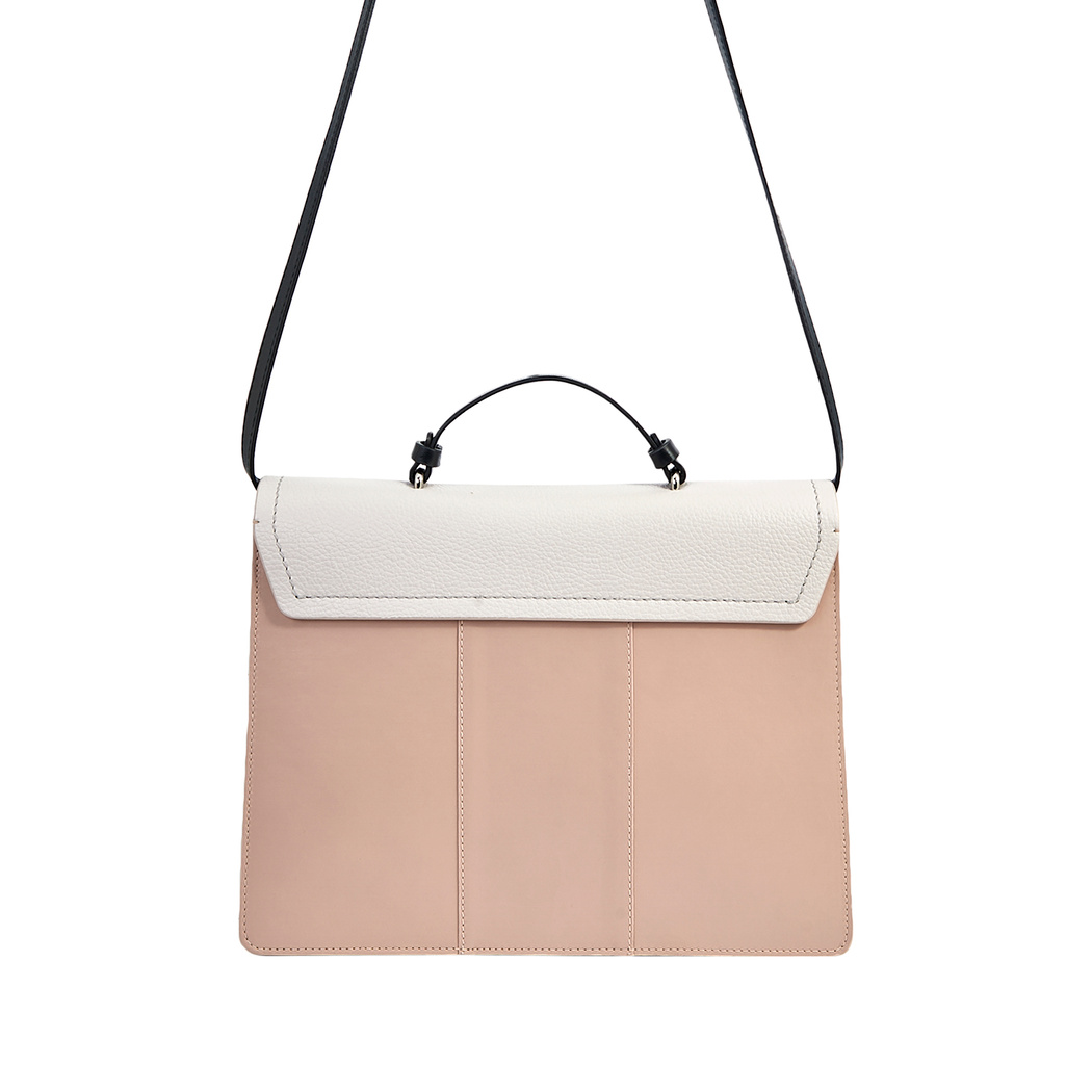 Bianca Bej Kadın Deri Omuz Çantası