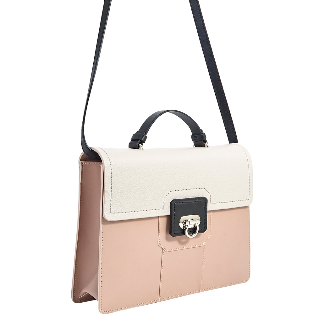 Bianca Bej Kadın Deri Omuz Çantası