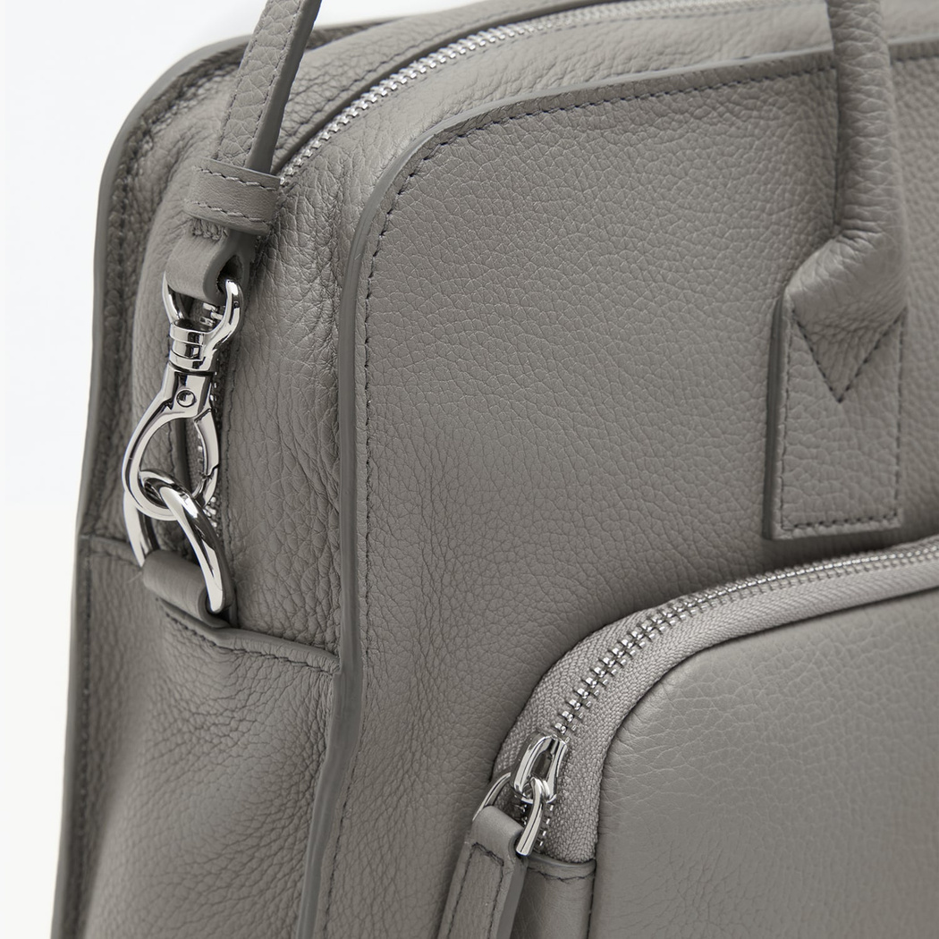 Bing Antrasit Erkek Deri Evrak Çantası