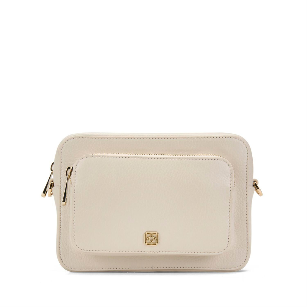 Bingo Bej Kadın Deri Omuz Çantası