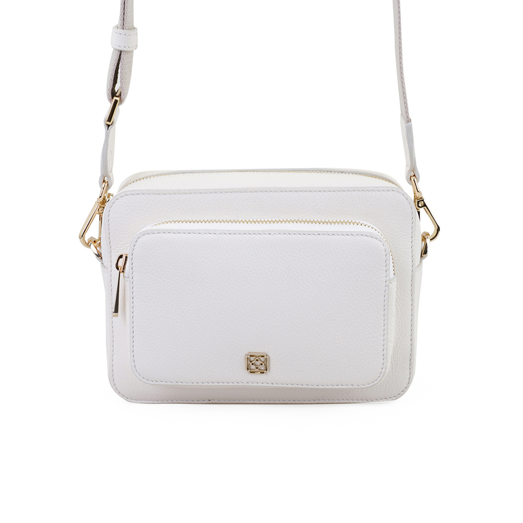 Bingo Beyaz Kadın Deri Omuz Çantası