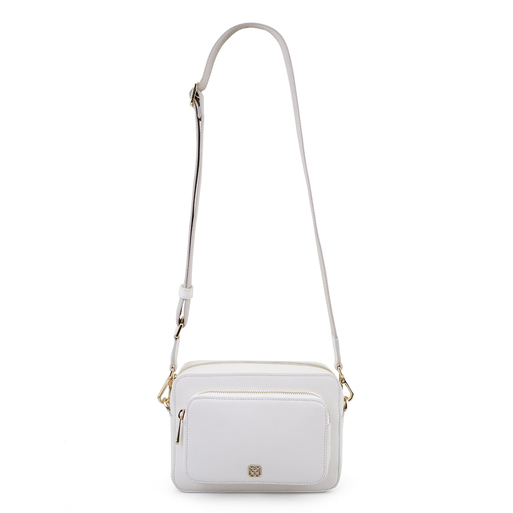 Bingo Beyaz Kadın Deri Omuz Çantası