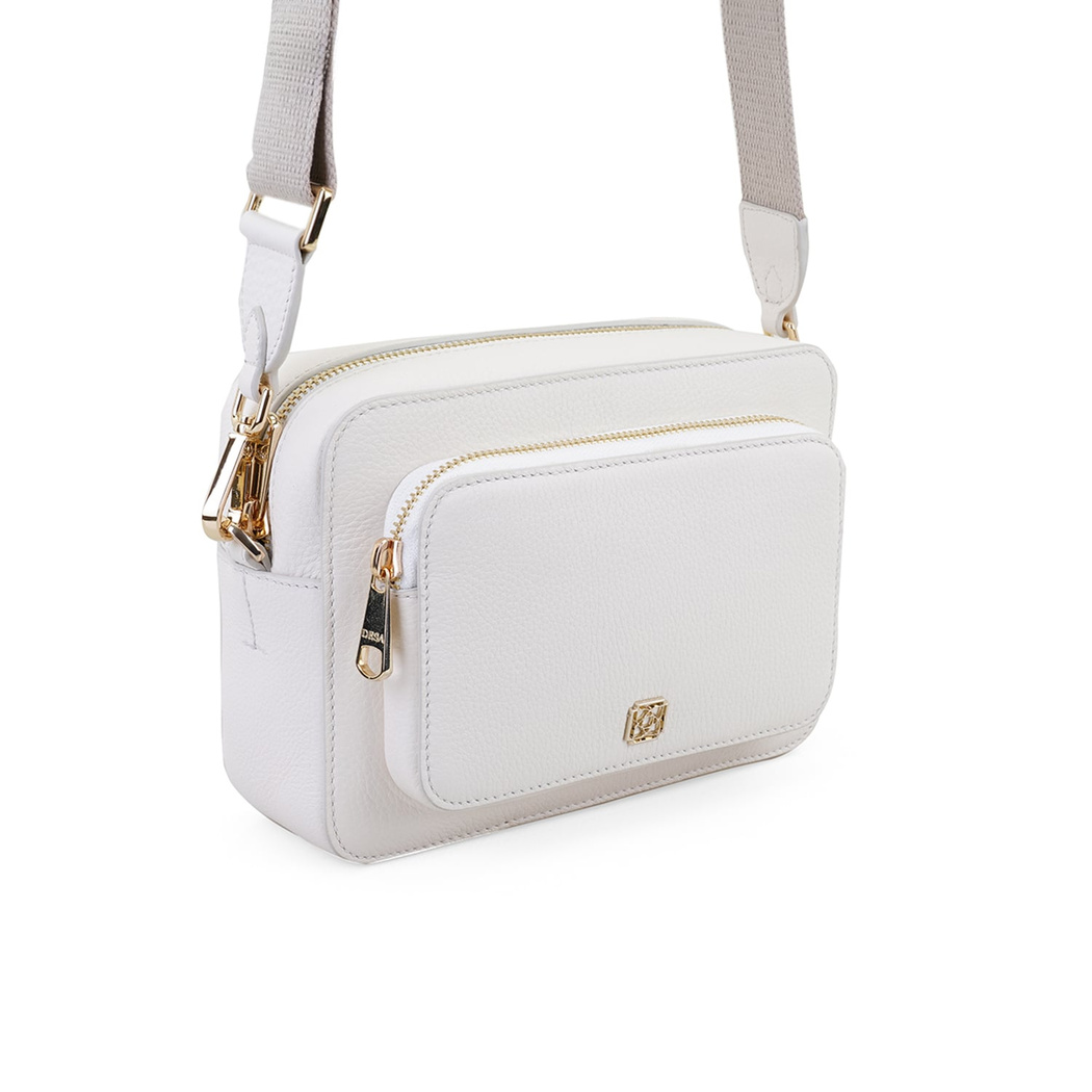 Bingo Beyaz Kadın Deri Omuz Çantası