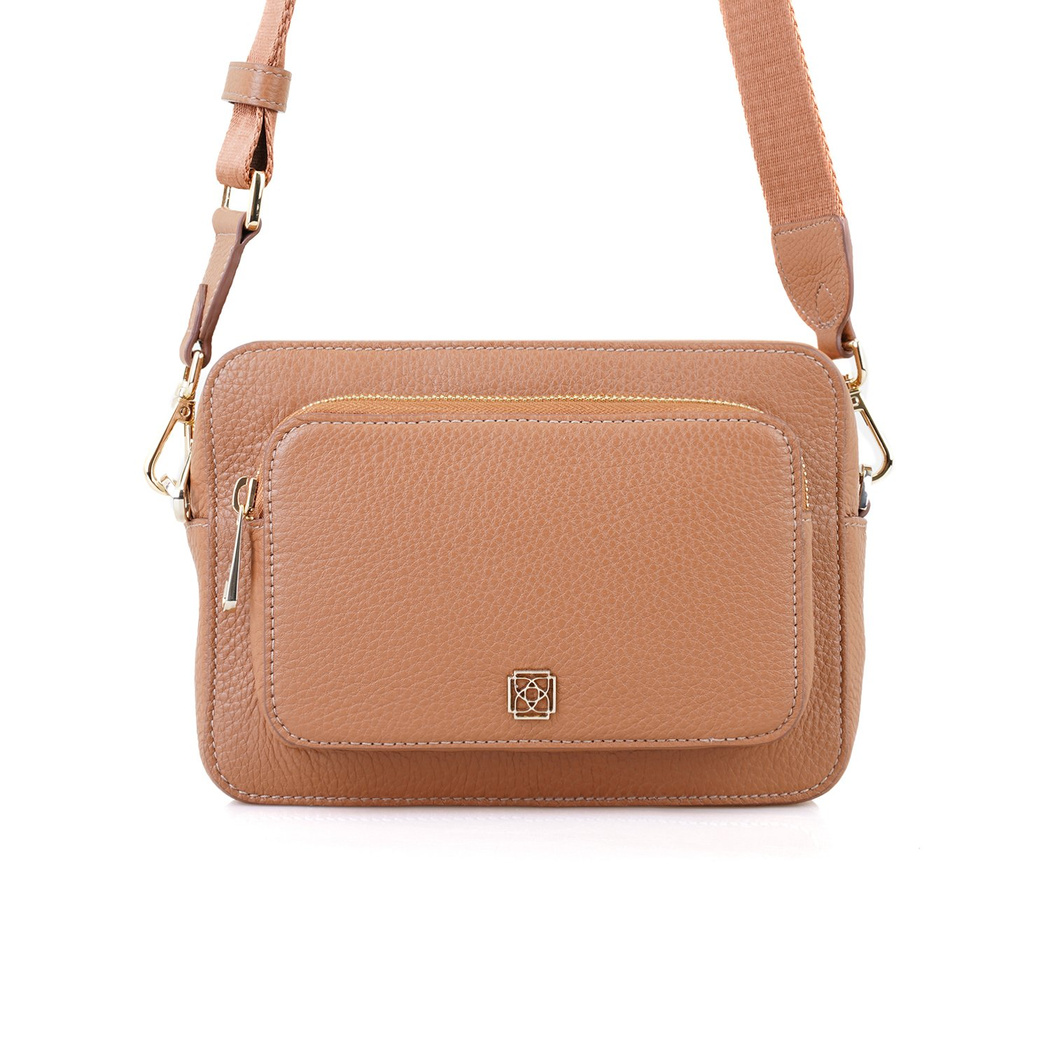 Bingo Kahve Kadın Deri Omuz Çantası