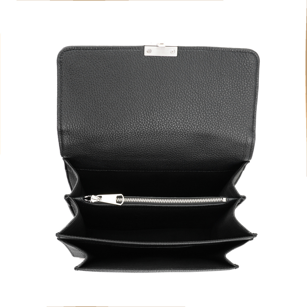 Bitten Siyah Erkek Deri Evrak Çantası