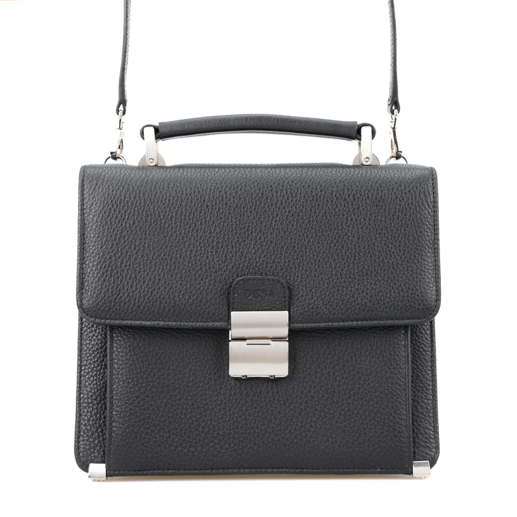 Bitten Siyah Erkek Deri Evrak Çantası