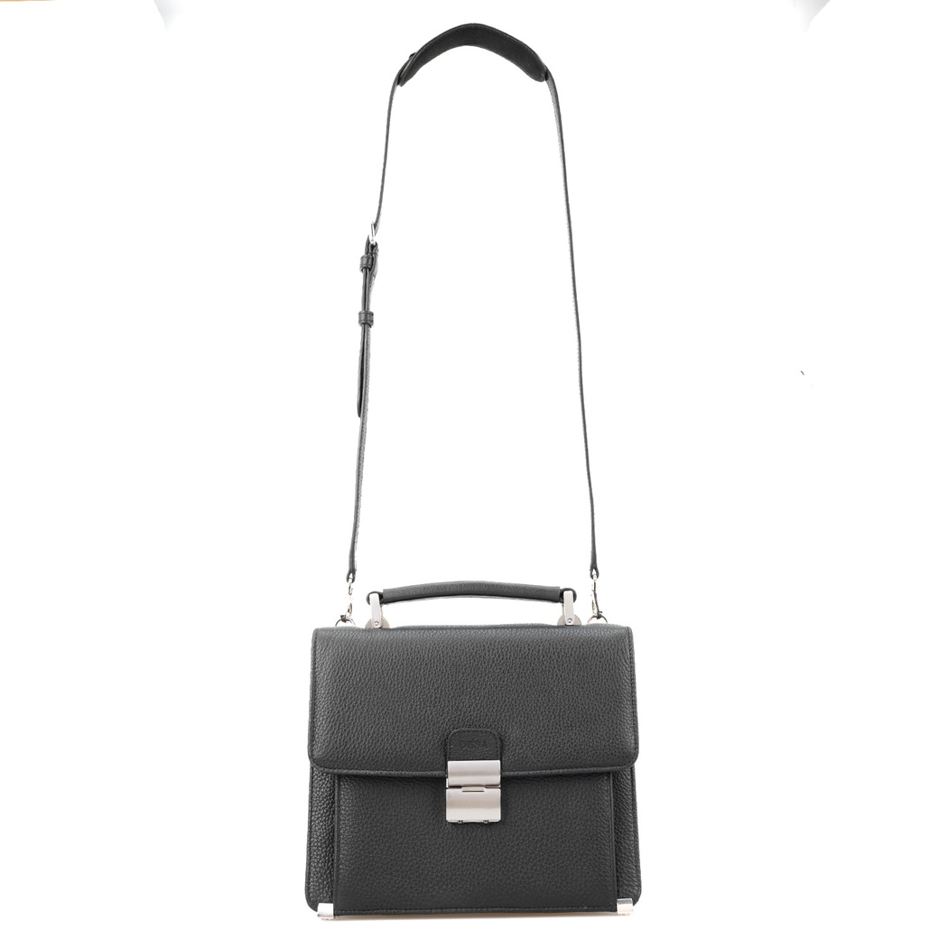 Bitten Siyah Erkek Deri Evrak Çantası