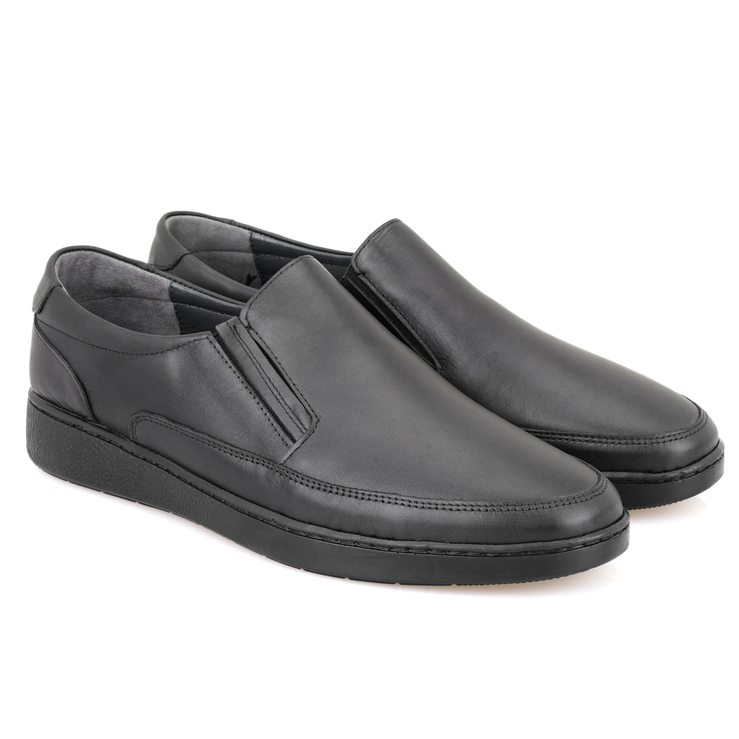 Blitz Siyah Erkek Deri Günlük Ayakkabı